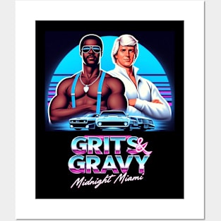 Grits & Gravy: Midnight Miami Logo #1 Posters and Art